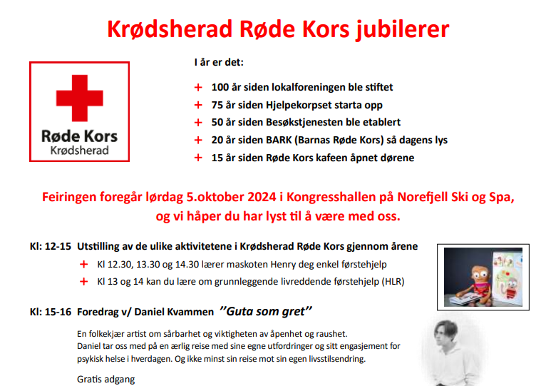 Krødsherad Røde Kors inviterer